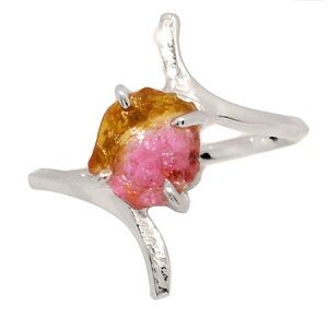 Watermelon Tourmaline Ring